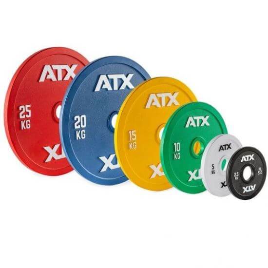 Set discuri calibrate ATX® din otel RL 2,5 - 25 Kg