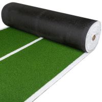 Gazon Fitness sintetic cu marcaj Gymfloor ® Sprint Track, verde, rola