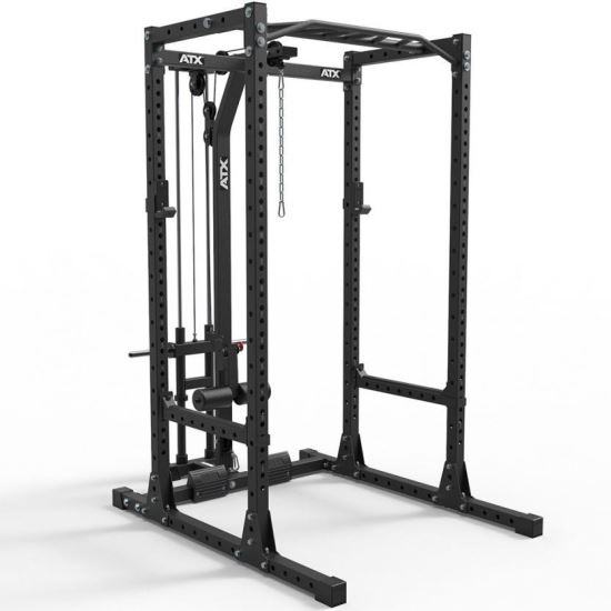 Statie fitness ATX® Power Rack, scripete cu incarcare pe discuri, 215.5cm inaltime, 1000 Kg incarcare maxima