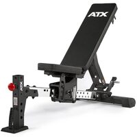 Banca ATX® RAS fitness multifunctionala reglabila, 500 kg, negru