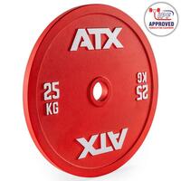 Disc olimpic din otel calibrat ATX®, cod international de culori