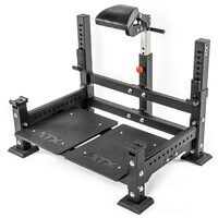 Statie ATX® Barbell Row Rack fitness pentru ramat cu platforma, 450 kg