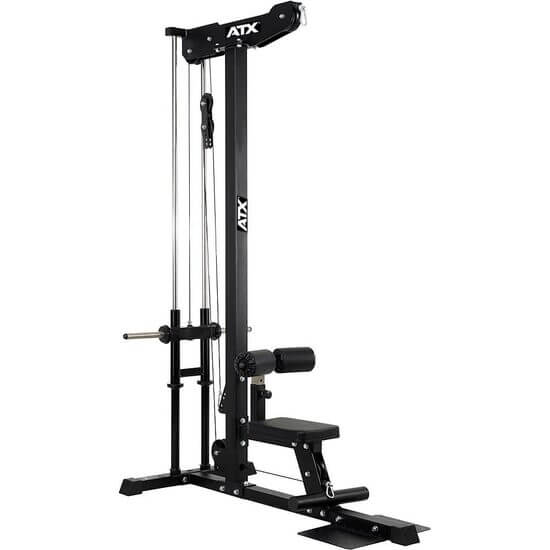 Aparat fitness ATX® pentru tractiuni/ramat la helcometru, seria 700, cu incarcare pe discuri, incarcare maxima 180 kg