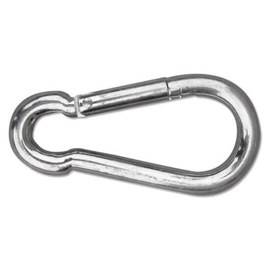 Carabina galvanizata Snap Hook, 100 x 10 mm
