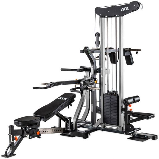 Aparat fitness multifunctional 5 în 1 Multiplex ATX®, cu stiva 100 kg