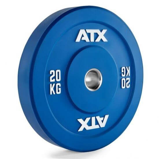 Disc olimpic, bumper, placa de greutate, cauciuc ATX® Colorfull 