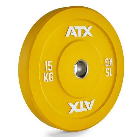 Disc olimpic, bumper, placa de greutate, cauciuc ATX® Colorfull 