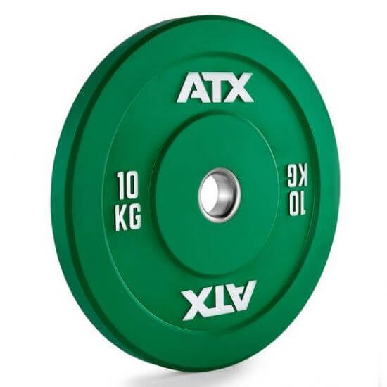 Disc olimpic, bumper, placa de greutate, cauciuc ATX® Colorfull 