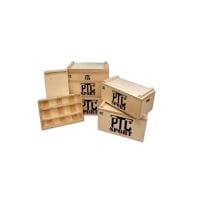 Set block-uri pentru antrenament haltere PTC Sport, lemn