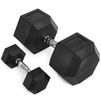 Gantera hexagonala din cauciuc IFS, Ø30 mm, 130 mm, 1 - 50 kg