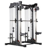 Statie fitness multifunctionala ATX ®, Smith Machine cu helcometru ATX , incarcare pe discuri