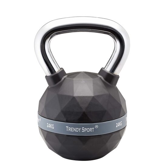 Exklusiv Kettlebell cauciuc cu manere cromate Trendy Sport, 4-24 Kg