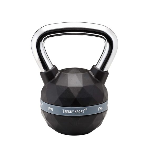 Exklusiv Kettlebell cauciuc cu manere cromate Trendy Sport, 4-24 Kg