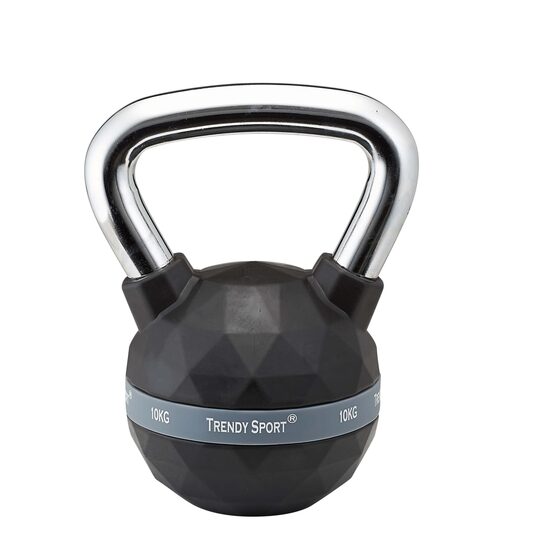 Exklusiv Kettlebell cauciuc cu manere cromate Trendy Sport, 4-24 Kg