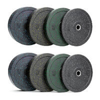Set discuri olimpice High-impact bumper crossfit LeBart, placa de greutate Ø 50 mm 100 kg