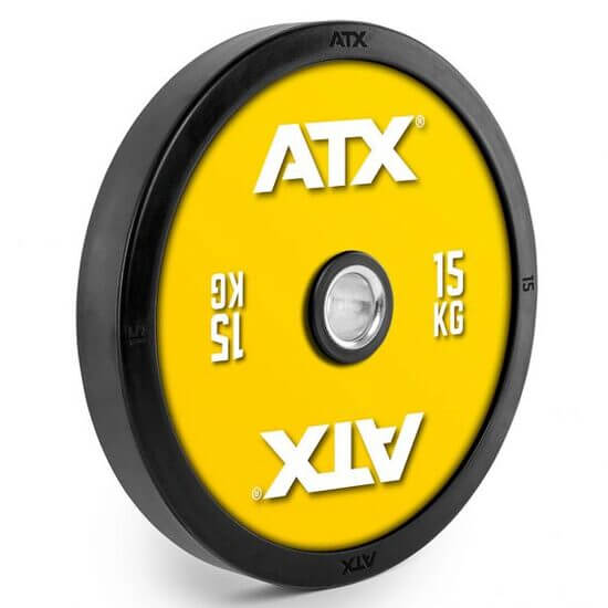 Disc olimpic ATX® bumper, placa de greutate, cod internațional de culoare