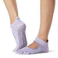 Sosete yoga, pilates, gimnastica ToeSox Full Toe Bellarina - Mov