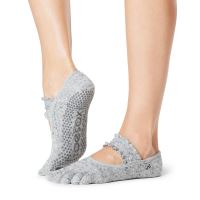 Sosete yoga, pilates, gimnastica ToeSox Full Toe MIA - Gri