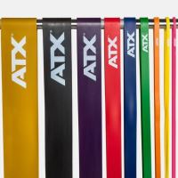 Banda elastica ATX® Power Band, 104 cm, diferite rezistente, diferite culori