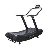 Banda de alergare curbata DraxFit+ Curved Treadmill cu consola, nemotorizata, independenta