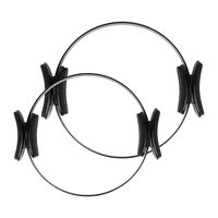 Inel pilates Pro Align-Pilates Ø 36/ 30 cm, negru 