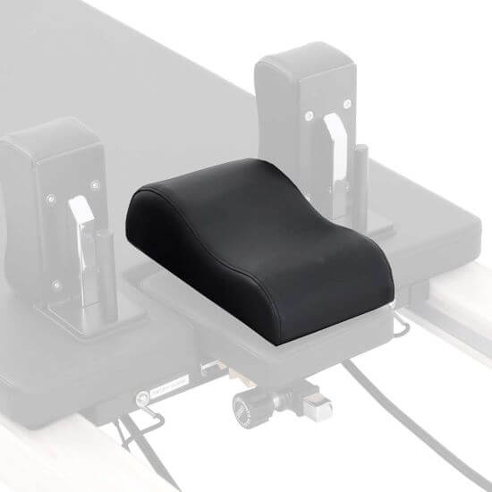 Perna suport pentru gat pentru reformer Align-Pilates, 27 cm x 15 cm x 8.5 cm, negru