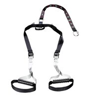 Coarda Trendy Sport Lacada pentru antrenament suspendat, tip TRX, negru/gri