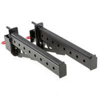 Suporti ATX® bara, haltera pentru statii fitness multifunctionale rack-uri si rig-uri, 65 x 9 x 25 cm, negru mat