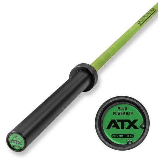 Bara olimpica ATX® Cerakote, haltera pentru Crossfit ATX® Cerakote, 20 kg, 220 cm, Ø 50 mm