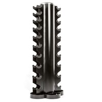 Stand depozitare 10 seturi de gantere IFS, 40 x 36 x 122 cm, negru