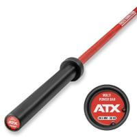 Bara olimpica pentru Crossfit ATX® Cerakote Fire Red, haltera, 20 kg, 220 cm, Ø 50 mm