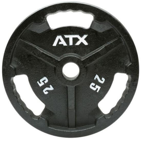 Disc olimpic ATX®, placa de greutate, fonta, Ø 50 mm, negru