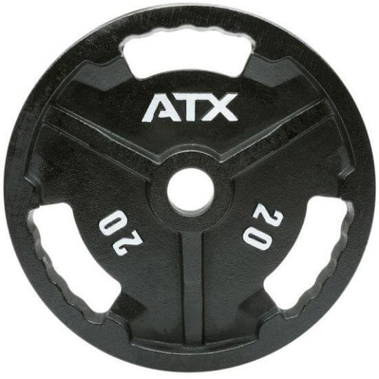 Disc olimpic ATX®, placa de greutate, fonta, Ø 50 mm, negru