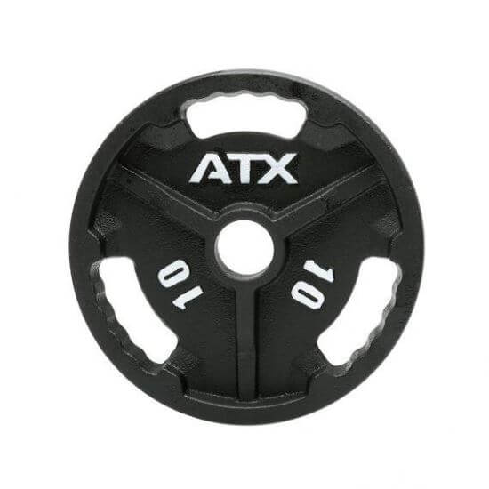 Disc olimpic ATX®, placa de greutate, fonta, Ø 50 mm, negru