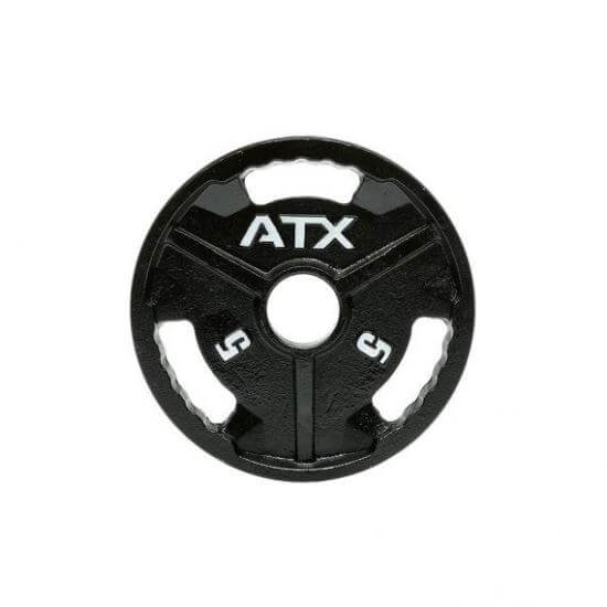 Disc olimpic ATX®, placa de greutate, fonta, Ø 50 mm, negru