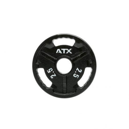 Disc olimpic ATX®, placa de greutate, fonta, Ø 50 mm, negru