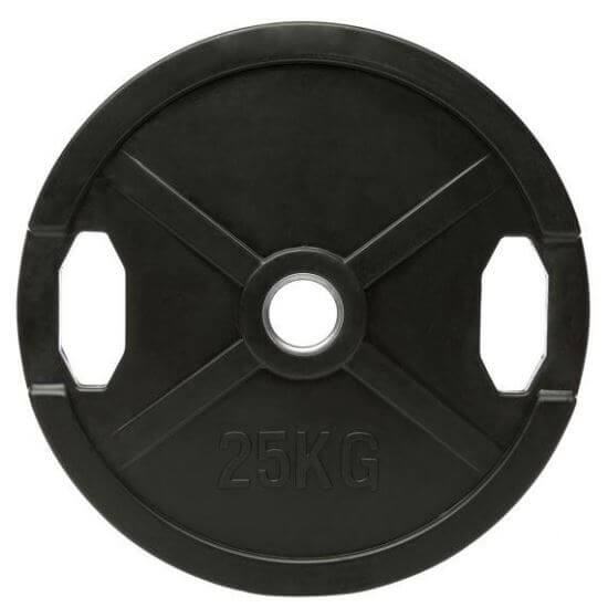 Disc olimpic IFS, fonta, cauciucat, placa de greutate Ø 50 mm, 0.5 - 40 kg, negru