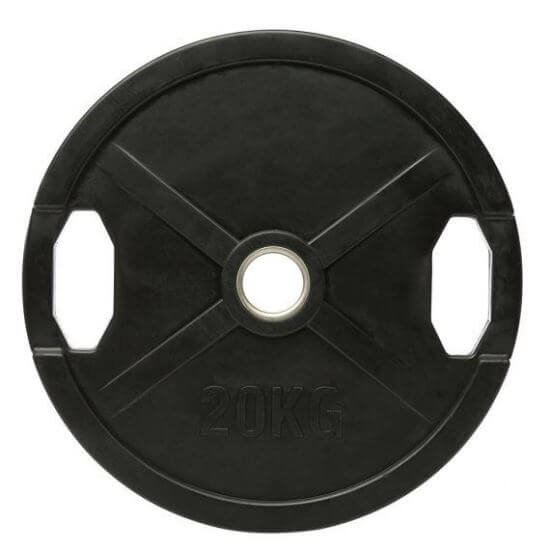 Disc olimpic IFS, fonta, cauciucat, placa de greutate Ø 50 mm, 0.5 - 40 kg, negru