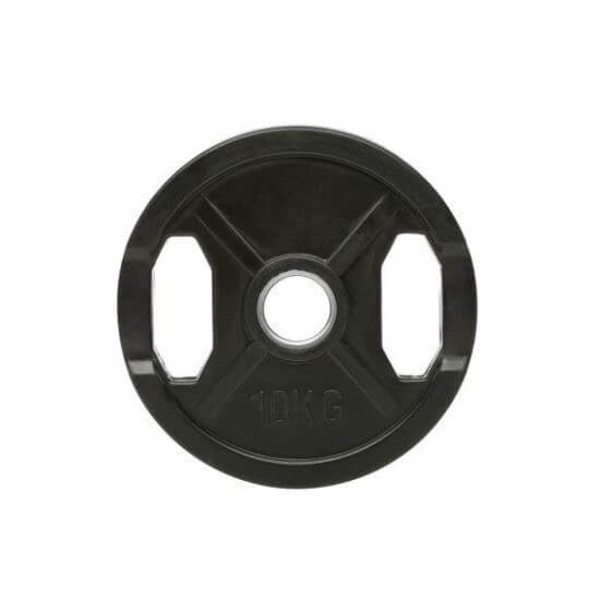 Disc olimpic IFS, fonta, cauciucat, placa de greutate Ø 50 mm, 0.5 - 40 kg, negru