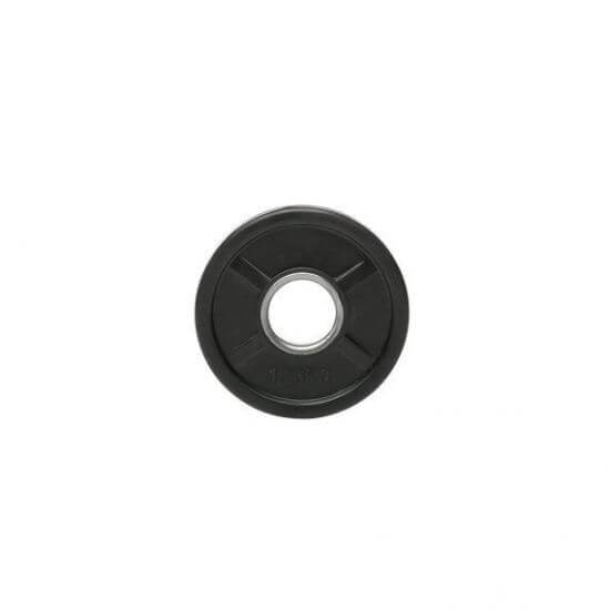 Disc olimpic IFS, fonta, cauciucat, placa de greutate Ø 50 mm, 0.5 - 40 kg, negru
