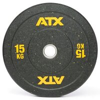 Disc olimpic Bumper de cauciuc ATX®, placa de greutate, Ø 50 mm, negru/colorat