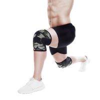 Genunchiera Rehband RX, stabilizare geununchi, 5 mm, XS - XL, Camuflaj-Negru