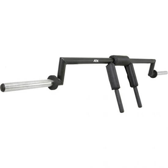 Bara fitness pentru genuflexiuni ATX® Safety Squat Bar, 17 kg, 220 cm, Ø 50 mm