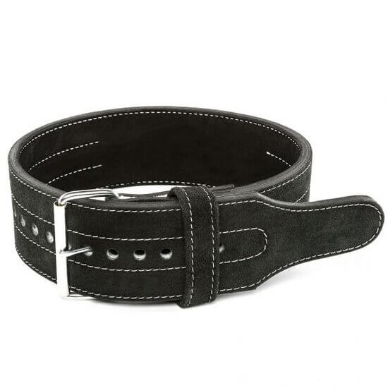 Centura lombara fitness ATX® pentru Weightlifting, piele intoarsa, S - XXL, neagra