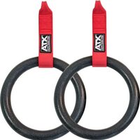 Inele gimnastica ATX® pentru antrenamente suspendate, negru