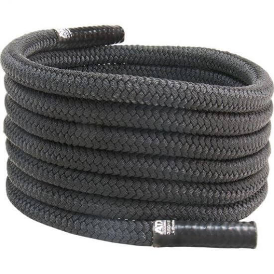 Franghie fitness ATX® pentru antrenament functional, Battle Rope, poliester, negru 