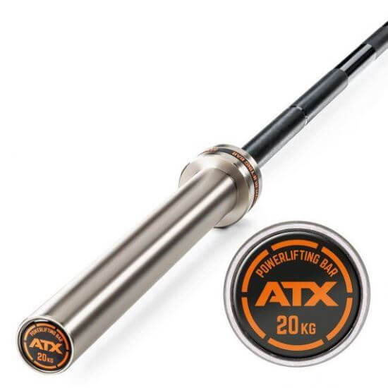 Bara olimpica  ATX® de competitie pentru powerlifting, haltera, 20 kg, 220 cm, Ø 50 mm