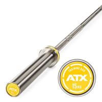 Bara fitness ATX® pentru antrenament,femei, 15 kg, 200 cm, Ø 50 mm