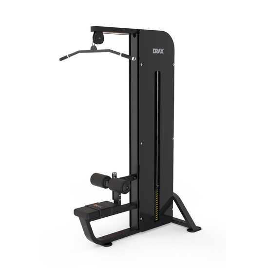 Produs: Aparat Fitness Drax Lat Pull Down, helcometru cu stiva de greutate 100 kg