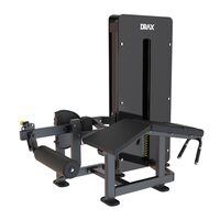 Aparat Fitness Drax Lying Leg Curl pentru bicepsul femural cu stiva de greutate 100 kg